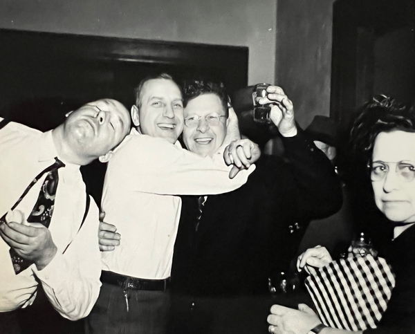 Bad Axe Theatre - Bad Axe Theatre Opening Party 1947 - Al Johnson (newer photo)